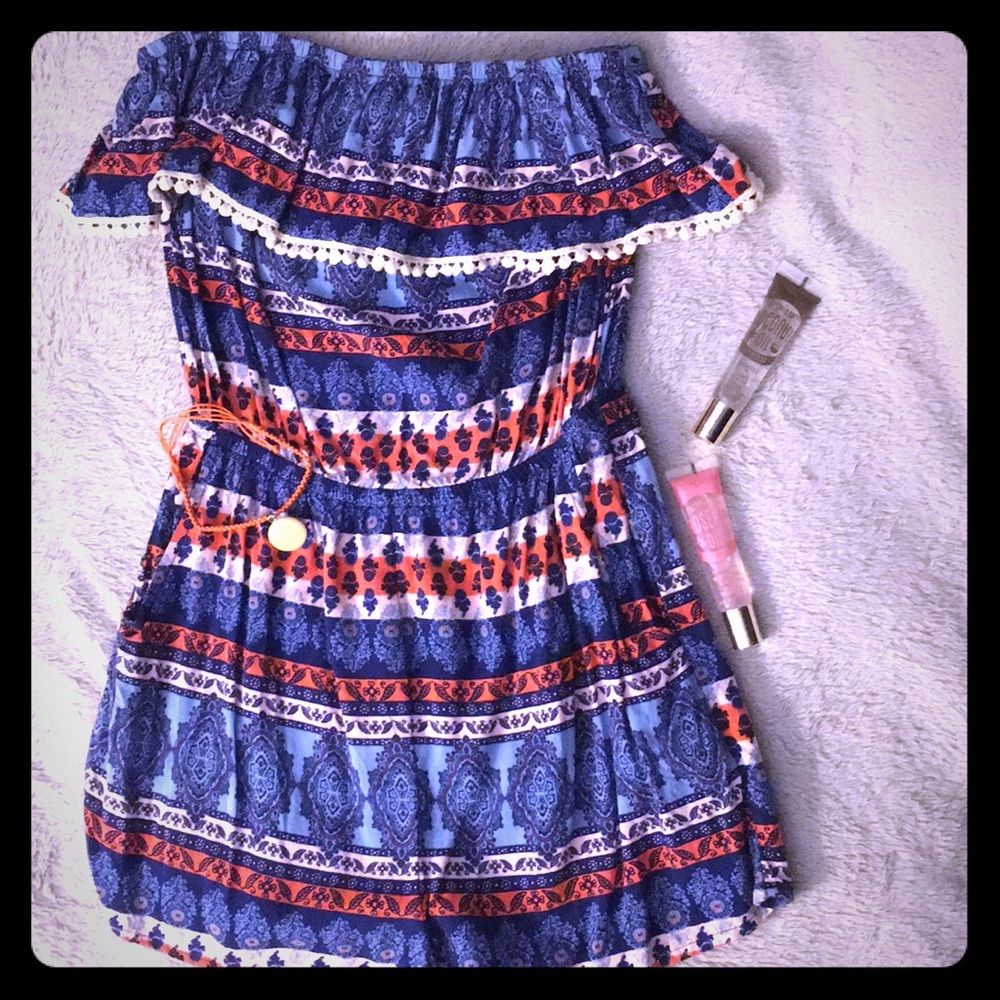 Cute romper with patterns